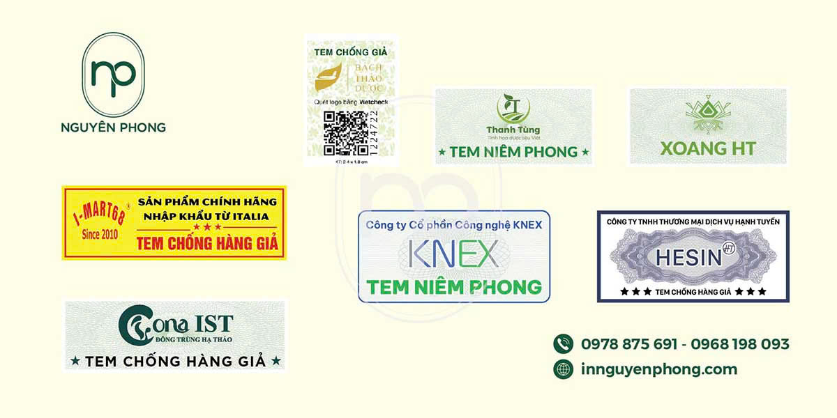 In tem vỡ được ứng dụng trong nhiều lĩnh vực